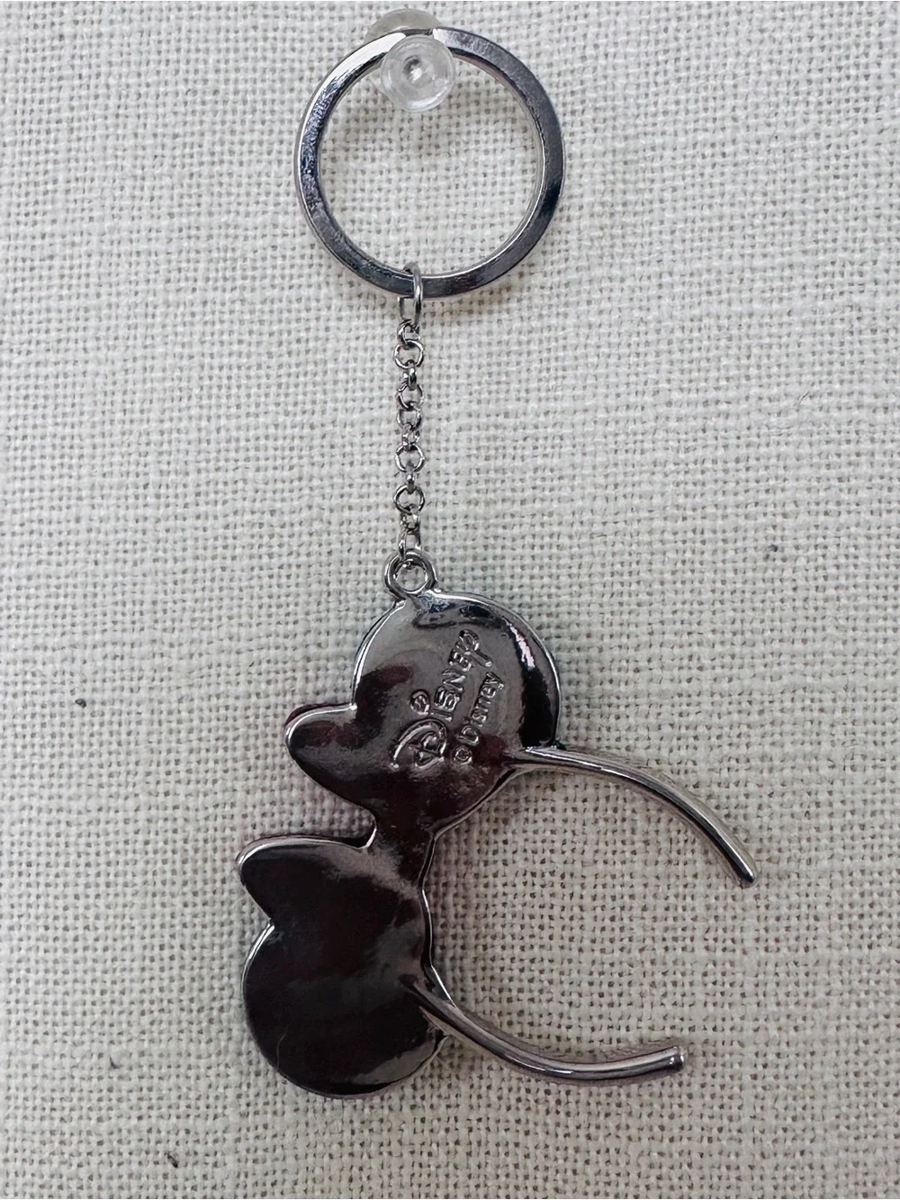 Disney Minnie Mouse Glitter Ear Headband Keychain